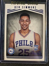 2016-17 Panini Studio #184 Ben Simmons RC - 76ers Rookie