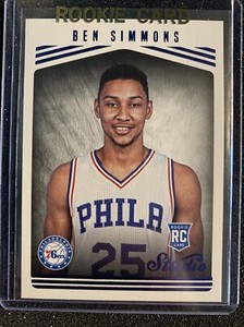 2016-17 Panini Studio #184 Ben Simmons RC - 76ers Rookie