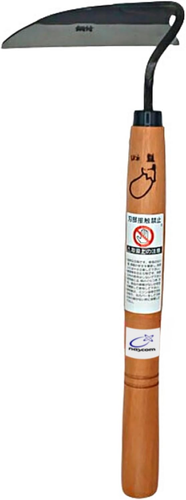 Premium Japanese Weeding Sickle Hand Hoe for Gardening - Ideal for Planting, Plo