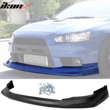 Fits 08-15 Mitsubishi Lancer Evolution 10 X Vortex Style Front Bumper Lip Kit PU
