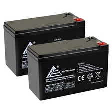 2 Pack 12V 7Ah SLA Replacement Battery for Ghost Controls AXBT