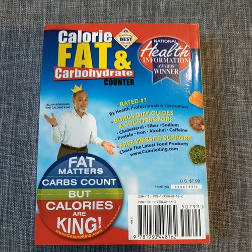 CalorieKing Calorie, Fat and Carbohydrate Counter by Allan Borushek
