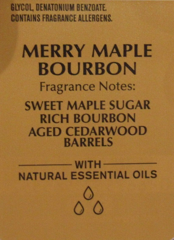 White Barn Bath & Body Works Wallflower Заправочная Лампочка Лот из 5 ВЕСЕЛЫХ КЛЕНОВЫХ БУРБОНОВ - Изображение 3 из 3