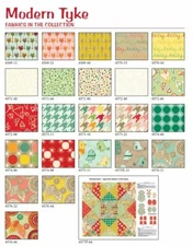Modern Tyke by Kim Diehl & Molly Diehl For Henry Glass Quilt Fabric More 