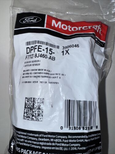 Genuine EGR Valve Position -Pressure Sensor Motorcraft F77Z-9J460-AB - DPFE-15 - Picture 2 of 5