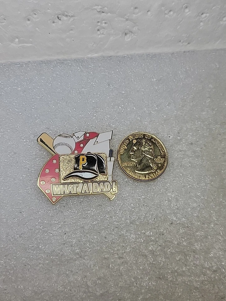 Pittsburgh Pirates Pin Hat Lapel Pin MLB What A Dad! Peter David 1997 - Image 2 of 4