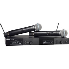 Shure Slxd24d/b58 Digital Wireless Dual Handheld Microphone System, H55 Band