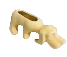 Vintage Shawnee Pottery Hound Dog Ceramic Planter Mid-Century Dog Figurine