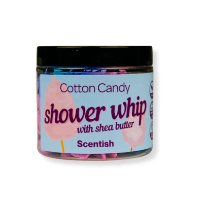 Whipped Soap Cotton Candy Marshmallow Scented Handmade Bath Shower Scentish