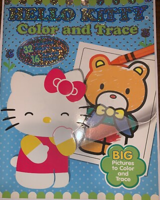 ''Hello Kitty: Color And Trace (32 Coloring Pages And 16 Tracing Pages) 