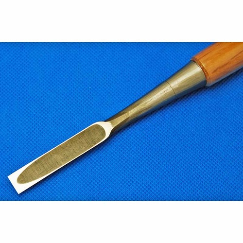 Tasai Oire Nomi Japanese Bench Chisel Polished Finish Blue Steel Red Oak 田斎 追入鑿 - Afbeelding 30 van 63