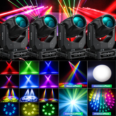 UKing 400W 10R Beam Moving Head Stage Lighting RGBW Light DMX For DJ Club Disco