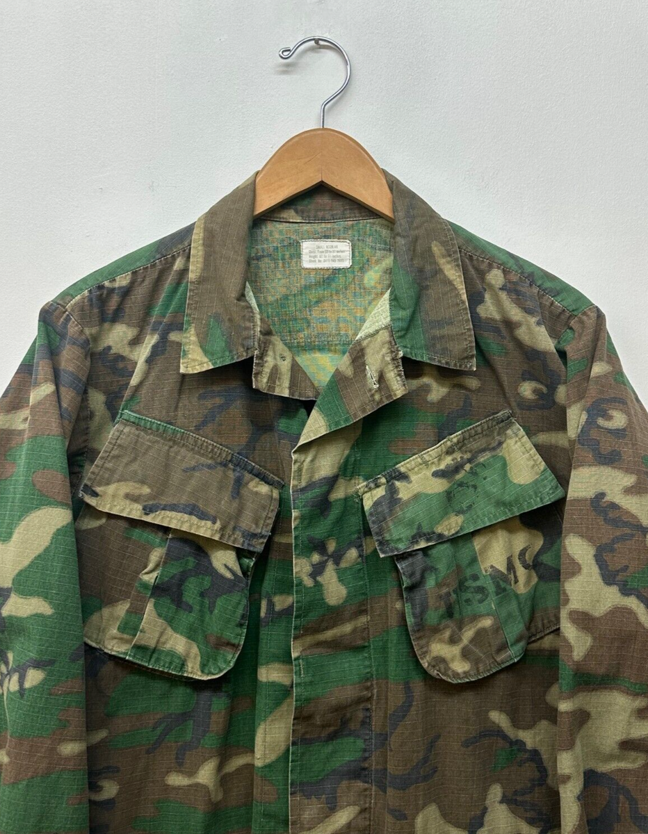 Jungle Fatigue Shirt ERDL Pattern, Size Small/Regular, US