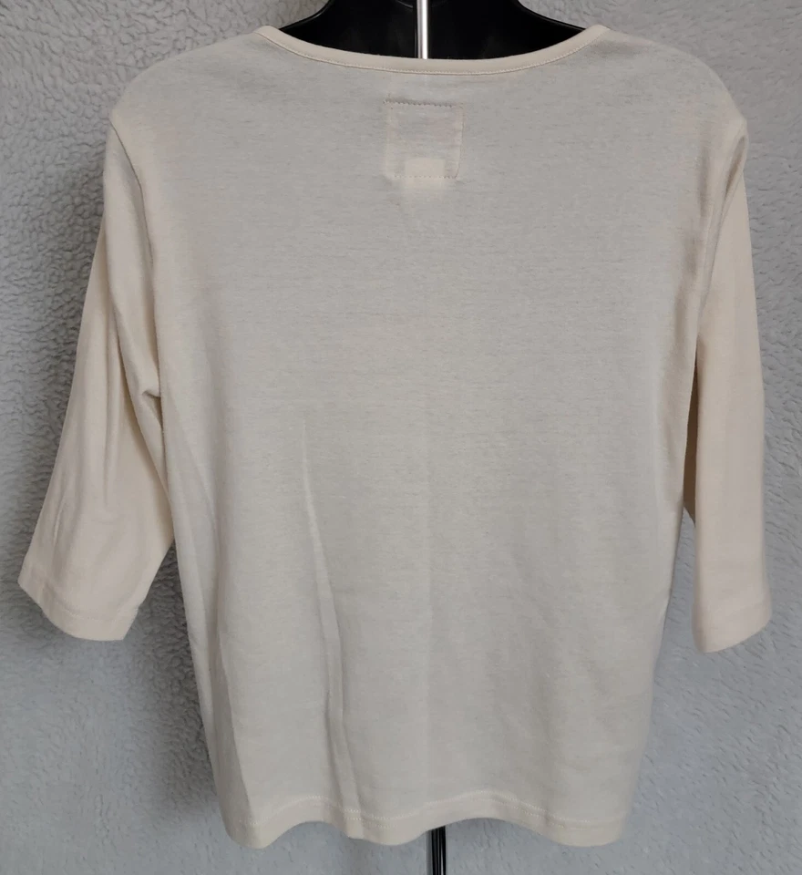 Camisa Top Jason Maxwell Mujer Talla X Pequeña Petite PXS Multicolor Mariposa Foto 4 de 4