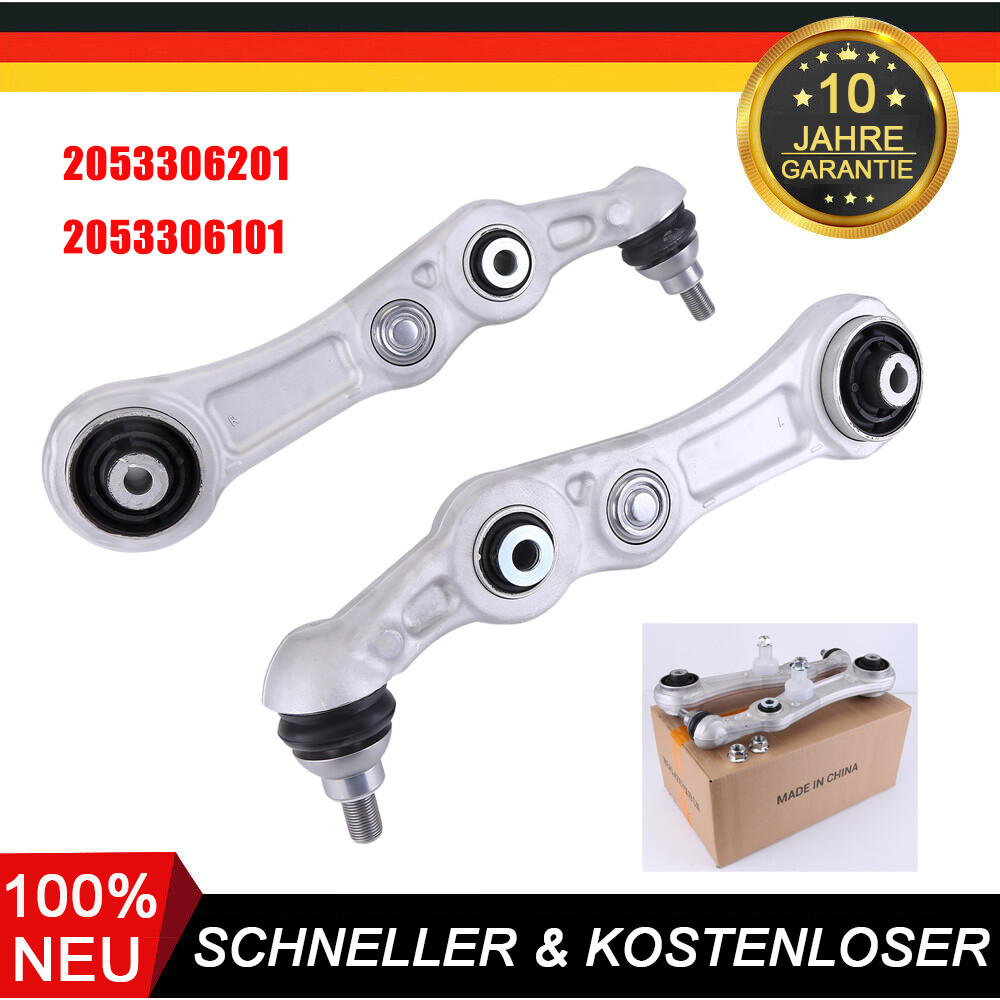 2X FÜR MERCEDES C-KLASSE W205 A205 C205 S205 QUERLENKER VORDERACHSE UNTEN HINTEN