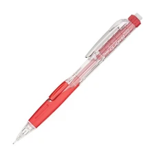 PD275TB Pentel Twist-Erase Click Mechanical Pencil, 0.5mm, Red, Pack of 1