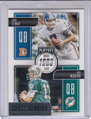JOHN ELWAY/DAN MARINO 2016 Playoff Class Reunion #CREM Broncos/Dolphins