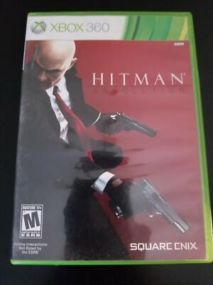 Hitman Absoltion for XBOX 360 (Video Game) Includes Manual Tested Working