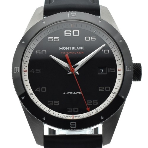 discount with paper MONTBLANC Time walker Date 7426/MB116059 Men's Q#135322