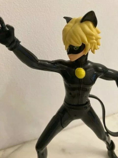 Cat Noir 7 Bandai Zag Heroes Miraculous ladybug 360 Spin Action moving  figure