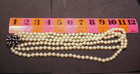 DeNicola Necklace Vintage Triple Pearls Big Rhinestone Studded Clasp Hand Knot — photo 10
