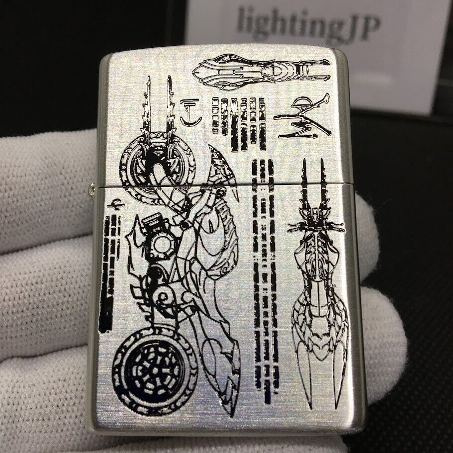 Zippo Devil May Cry 5 Dante Cavaliere Bike Silver Brass Oil Zippo Devil May Cry 5 Dante Cavaliere Bike Silver Brass Oil