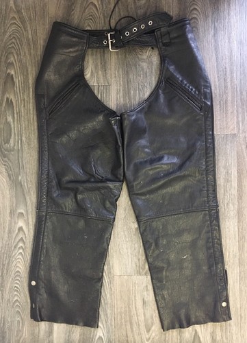 FMC Leather Chaps Motorcycle Riding 