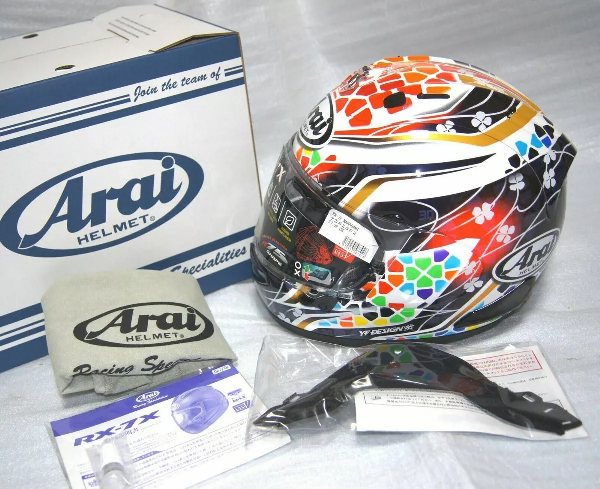 Arai Full face helmet RX-7X NAKAGAMI GP2 Corsair-X RX-7V SNELL M2020D LATEST