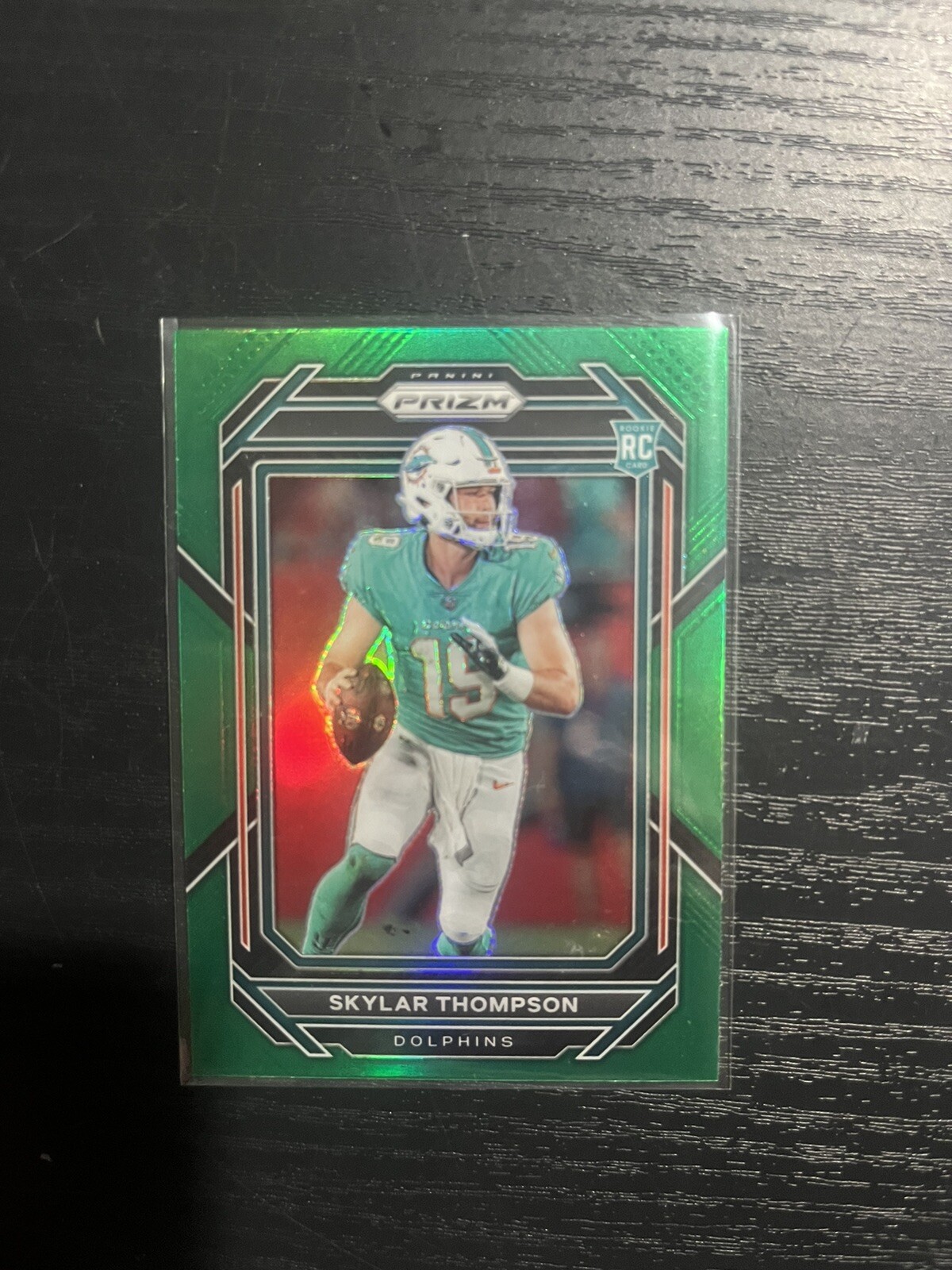 2022 Panini Prizm - Rookies Green Prizm #354 Skylar Thompson (RC)