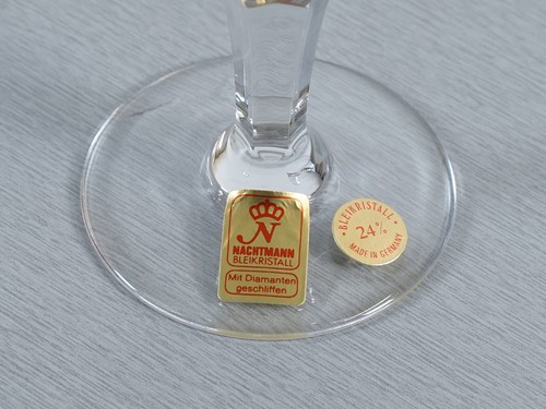 6 Nachtmann Antika Bleikristall Likör Römer Likörglas Diamantschliff 1970er J. - Picture 4 of 12