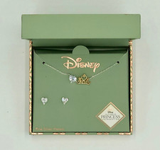 Disney Classics 2-pc. Cubic Zirconia Silver Crown Princess Jewelry Set
