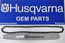 Husqvarna OEM 18" DL Bar & Chain 596199772 / 585943272 &  501840672