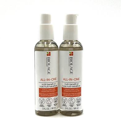 Biolage All In One Multi Benefit Oil/All Hair Types 3 oz-2 Pack 