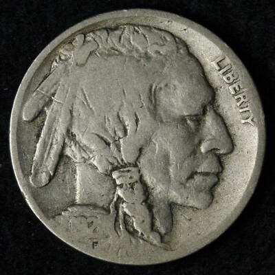 1921-S Buffalo Nickel VG+ 2 1/2 Feathers E208 RTFB