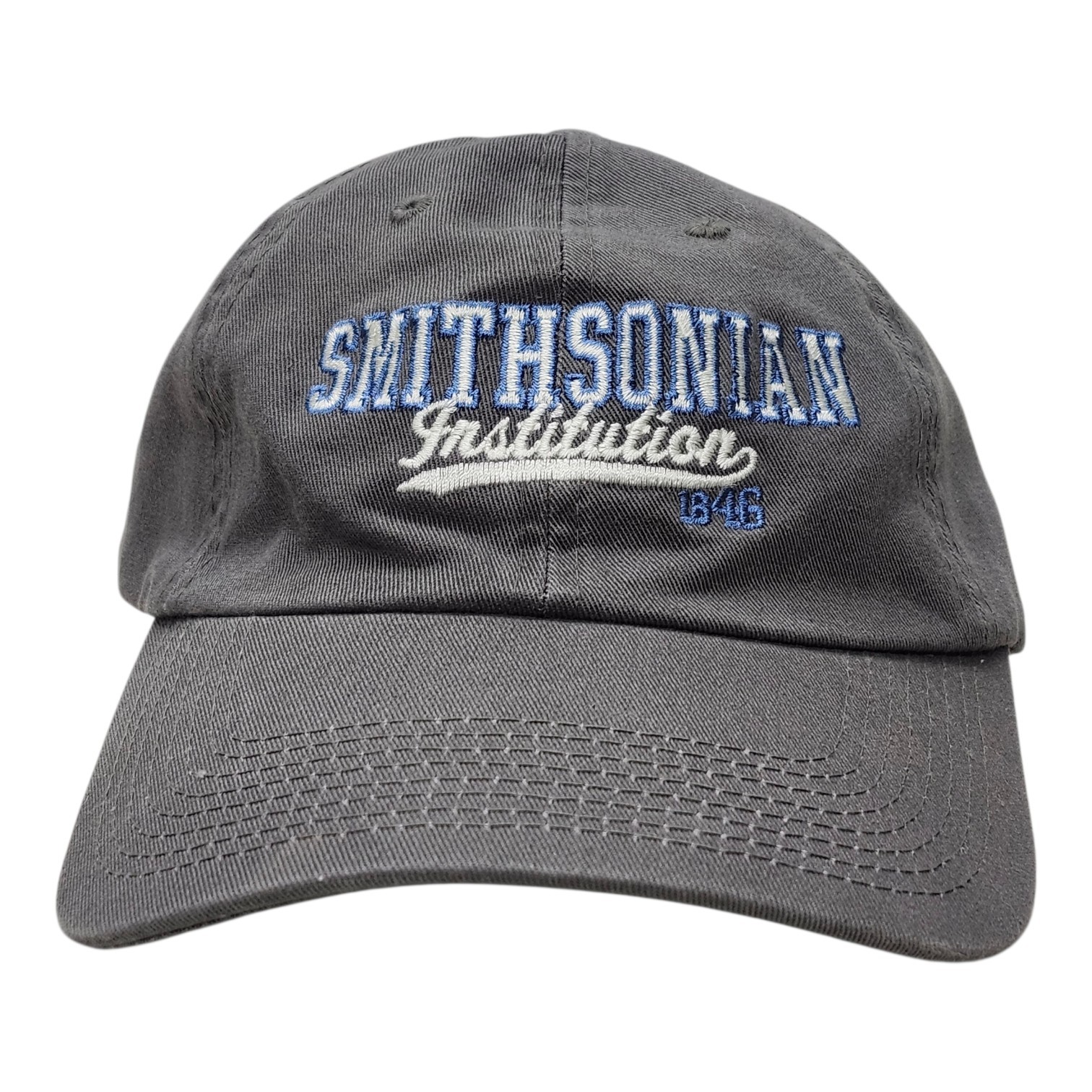 Smithsonian Institution Hat Cap Gray Embroidered … - image 1