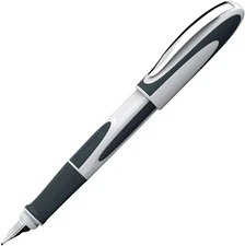 Ray Fountain Pen, Blue Ink, White/Dark Gray Barrel, 1 Each (168249)