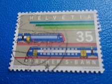 Schweiz, Helvetia, 1990, Mi: 1410, S-Bahn Zürich, gestempelt