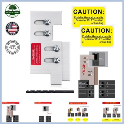 Interlock Kit for Vertical Main Breakers, Compatible with Residential Generators