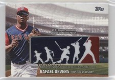 2018 Topps Players Weekend Patch Rafael Devers #PWP-RD Rookie Patch RC 0l2