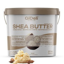 Bio Sheabutter 20kg Unraffiniert A-Grade Handgeknetet Natur Körperbutter GiDeli