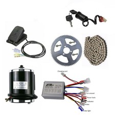 500W 24V Brush Motor Controller Throttle Chain Kit for Quad ATV Go Kart E300 US