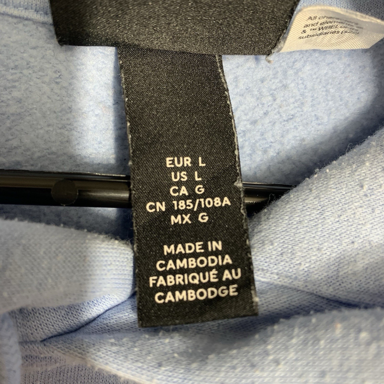 Looney Tunes Hoodie Unisex Blue Size Large H&M Warner Bros. thumbnail 5