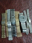 Seiko Bracelets Used. Vintage Watch. For Parts. Not Working.