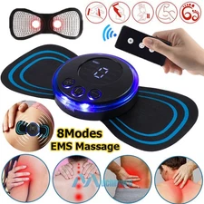 Portable EMS Mini Massager Back Full Body Muscle Stimulator Pain Relief Device