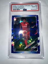 Topps Chrome UEFA Champions League Sapphire Karim Adeyemi RC #99 PSA Graded