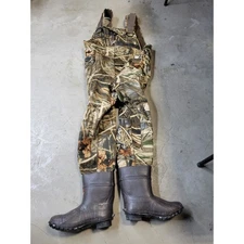 Game Winner Mens 800 Thinsulate Ultra Insulated Hunting Waders Camo Neoprene 11