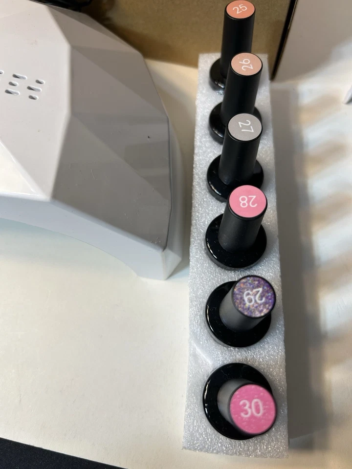 10 piezas Lámpara de uñas Pro. Esmalte en gel UV, LED Beetles Foto 4 de 4