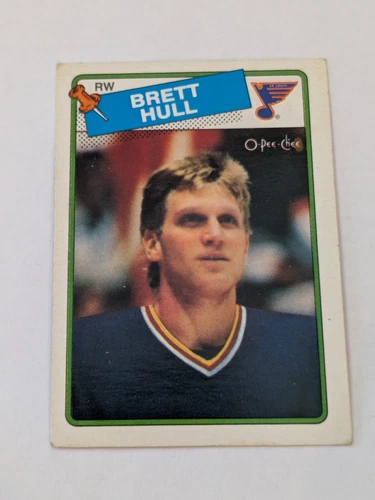 1988-89 O-Pee-Chee Brett Hull #66 St. Louis Blues VG/Excellent 