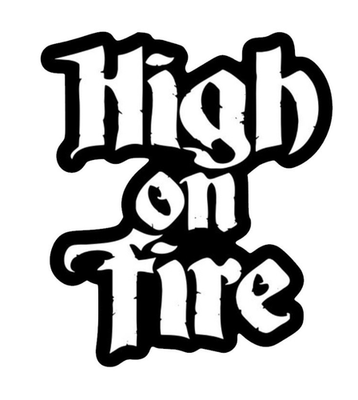 #ad High On Fire Logo All Weather Vinyl Sticker Decal Multiple Sizes $3.15