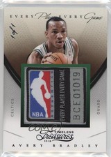 2013-14 Panini Timeless Treasures Prime Tag 1/1 Avery Bradley #81 Patch v9t